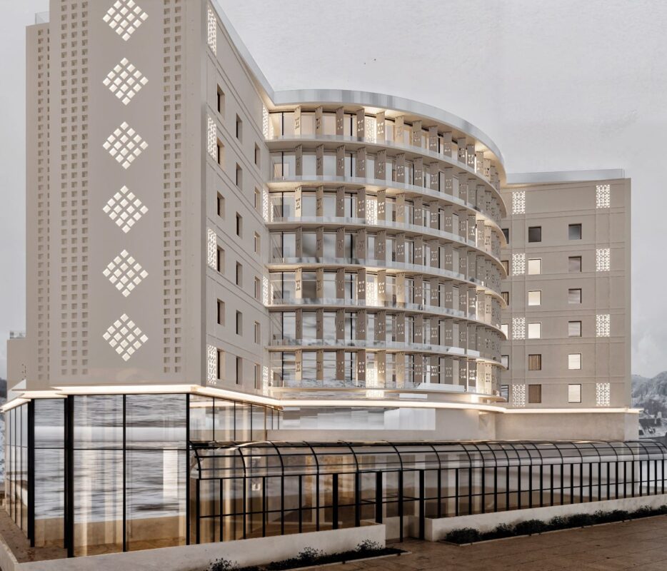 تصميم الفنادق والمنتجعات السياحية